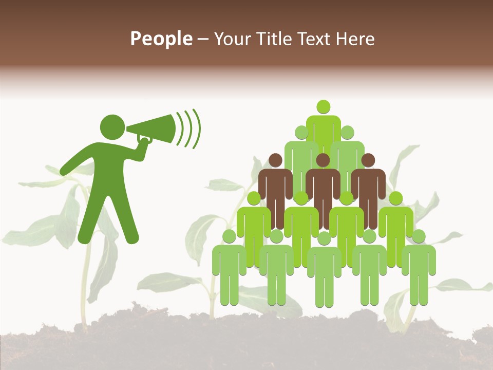 Leaf Environmental Growth PowerPoint Template