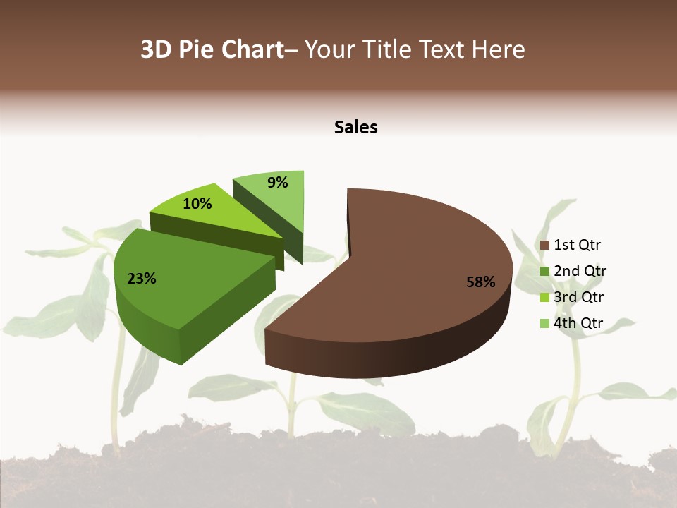 Leaf Environmental Growth PowerPoint Template