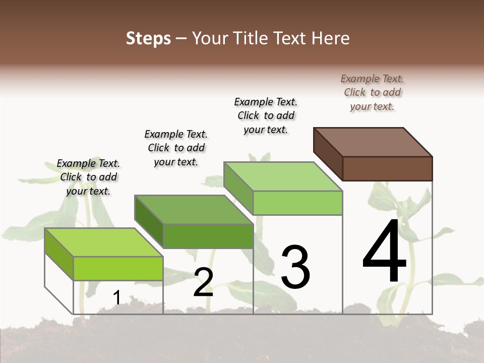 Leaf Environmental Growth PowerPoint Template