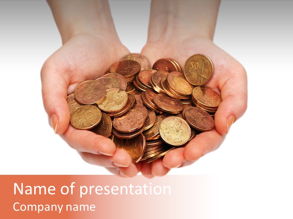 Currency Wages Background PowerPoint Template