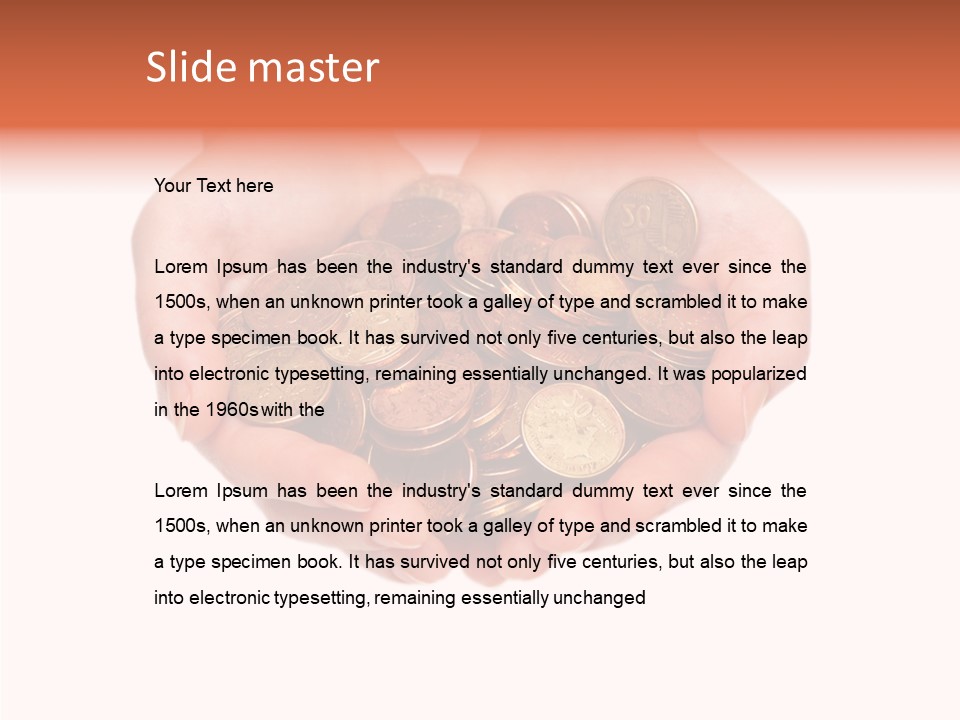 Currency Wages Background PowerPoint Template