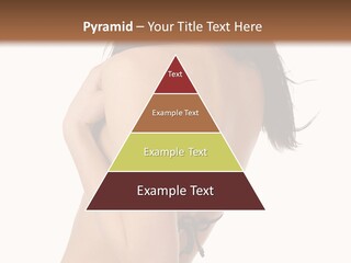 Bikini Beautiful Person PowerPoint Template