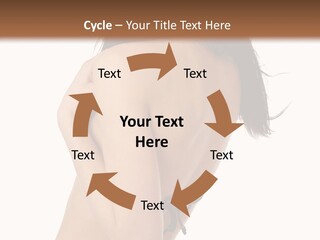 Bikini Beautiful Person PowerPoint Template