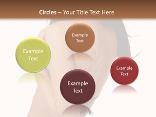 Bikini Beautiful Person PowerPoint Template