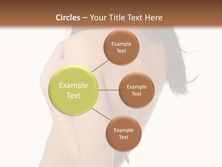 Bikini Beautiful Person PowerPoint Template
