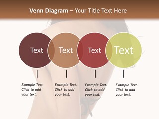 Bikini Beautiful Person PowerPoint Template