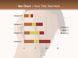 Bikini Beautiful Person PowerPoint Template