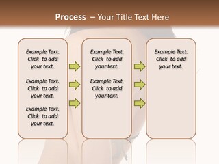 Bikini Beautiful Person PowerPoint Template