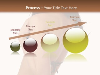 Bikini Beautiful Person PowerPoint Template