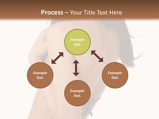 Bikini Beautiful Person PowerPoint Template