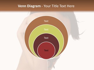 Bikini Beautiful Person PowerPoint Template