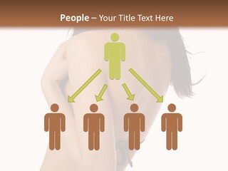 Bikini Beautiful Person PowerPoint Template