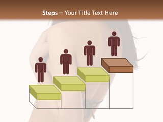 Bikini Beautiful Person PowerPoint Template