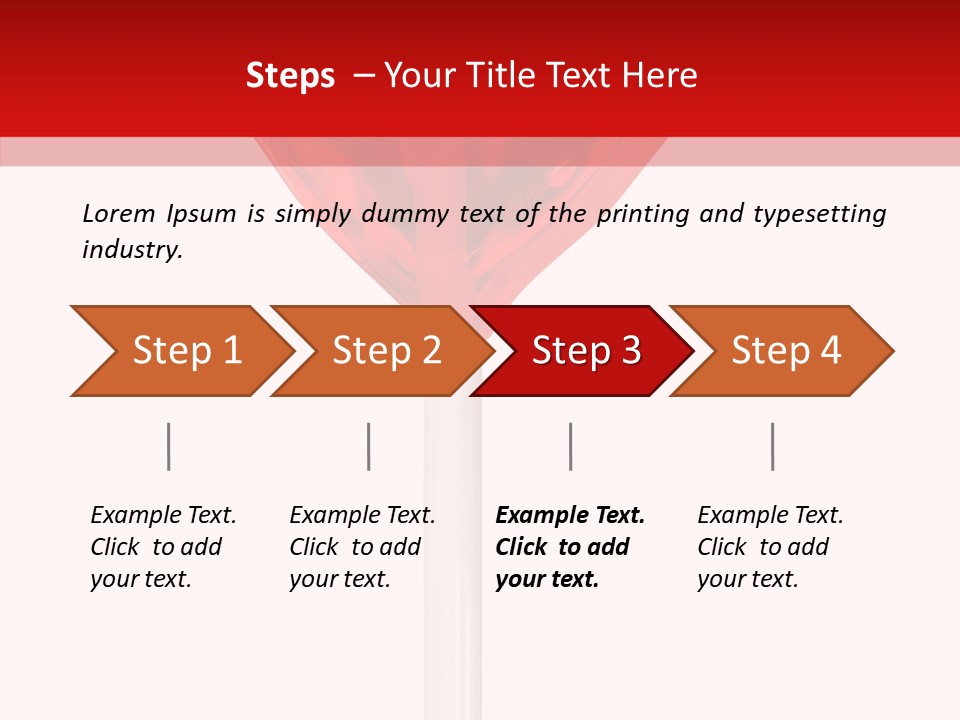 Candy Stick Heart PowerPoint Template