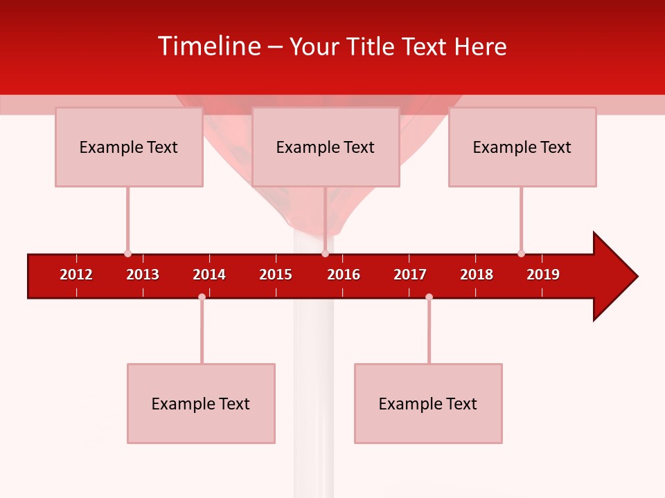 Candy Stick Heart PowerPoint Template