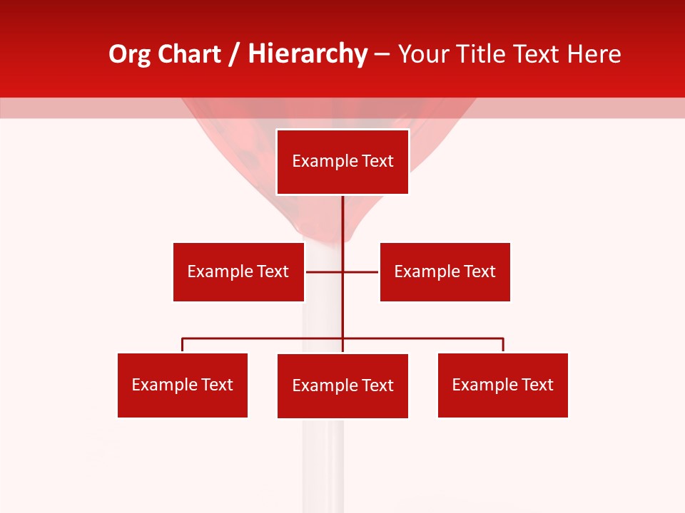 Candy Stick Heart PowerPoint Template