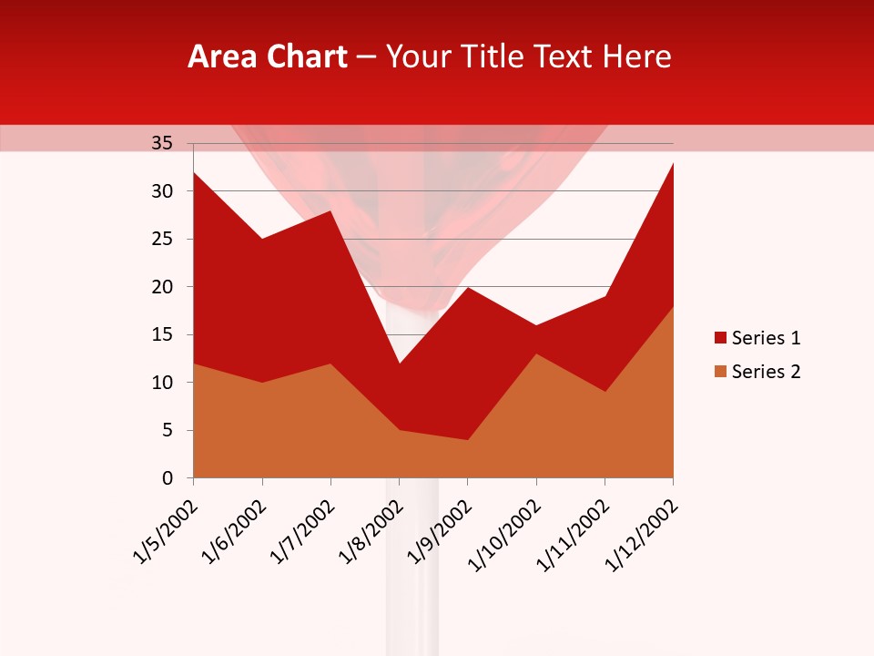 Candy Stick Heart PowerPoint Template