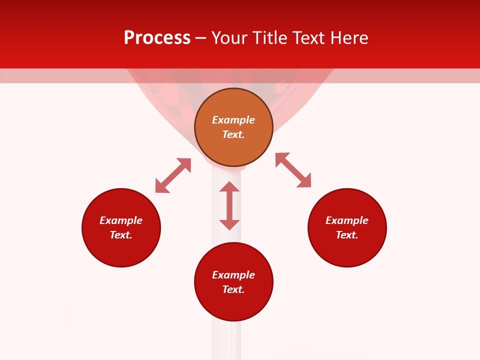 Candy Stick Heart PowerPoint Template