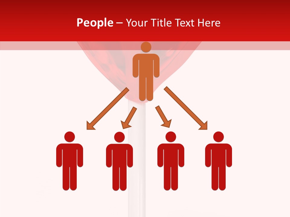 Candy Stick Heart PowerPoint Template