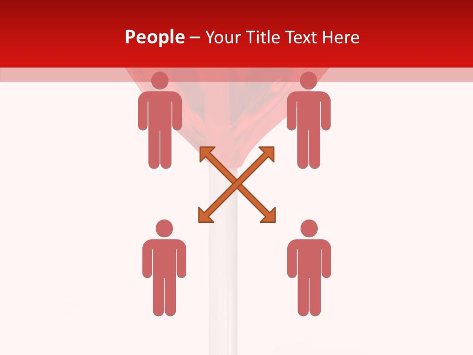 Candy Stick Heart PowerPoint Template