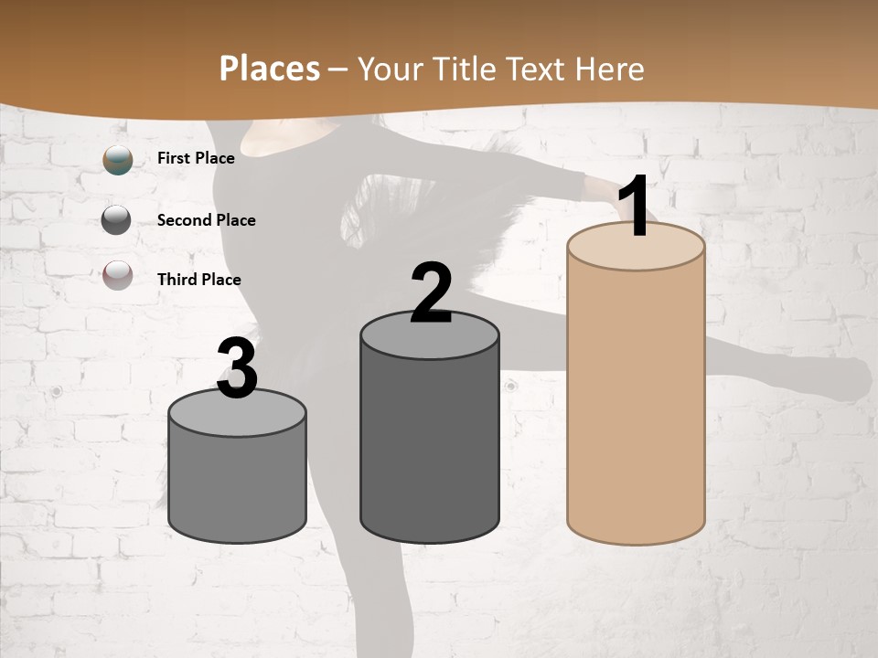 Posing Beauty Skill PowerPoint Template