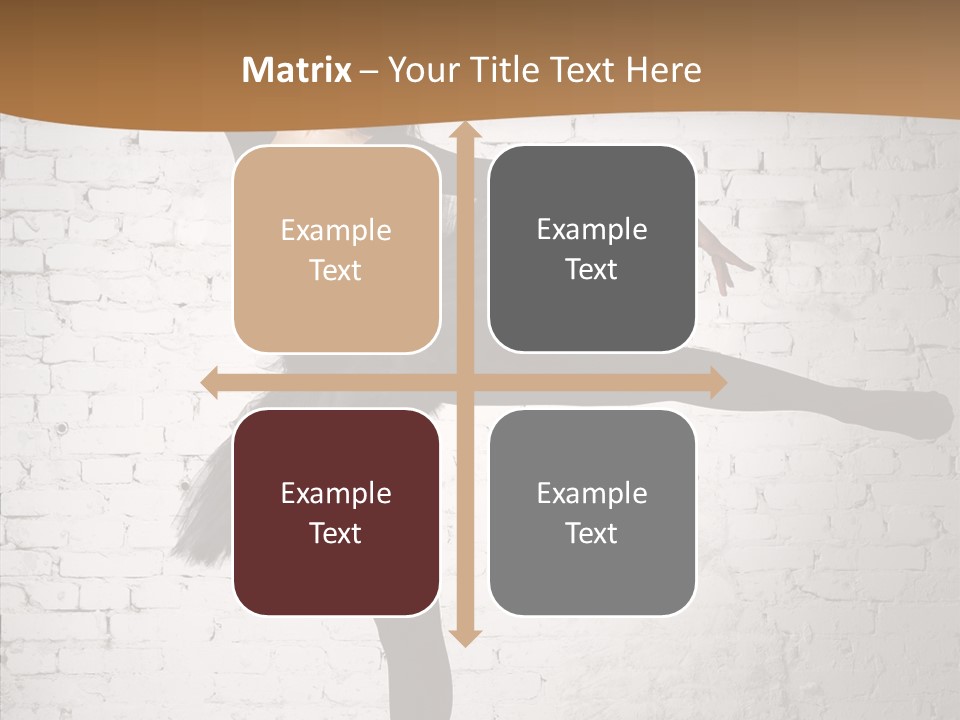 Posing Beauty Skill PowerPoint Template