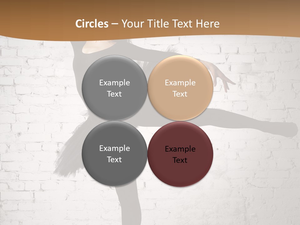 Posing Beauty Skill PowerPoint Template