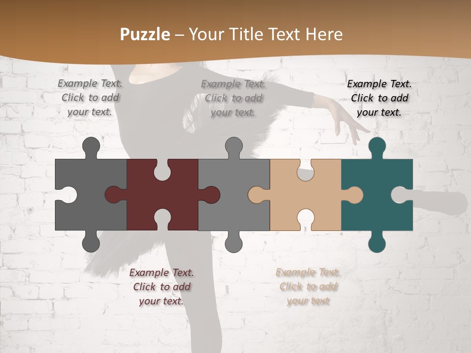 Posing Beauty Skill PowerPoint Template
