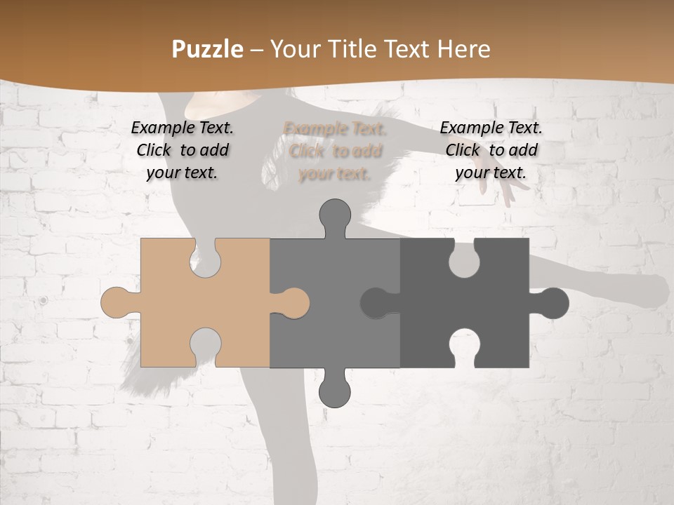 Posing Beauty Skill PowerPoint Template