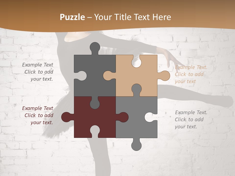 Posing Beauty Skill PowerPoint Template