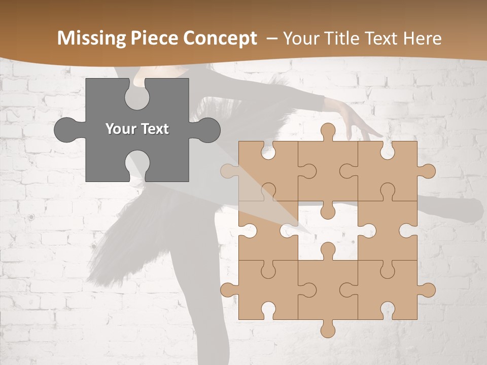 Posing Beauty Skill PowerPoint Template