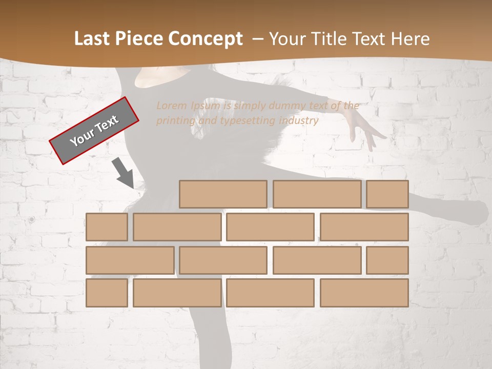 Posing Beauty Skill PowerPoint Template