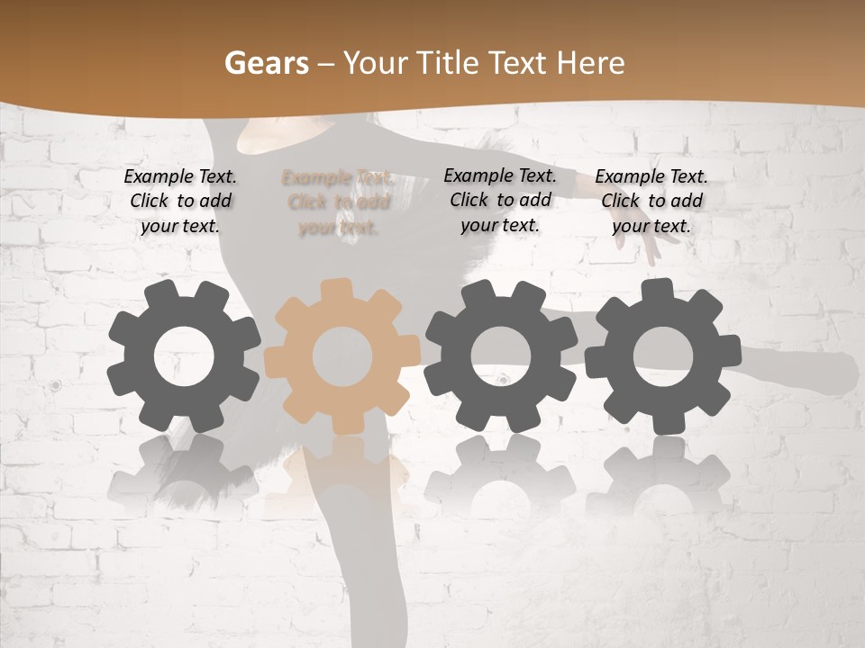 Posing Beauty Skill PowerPoint Template