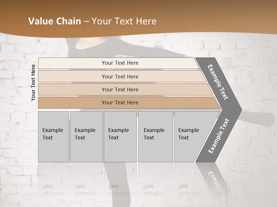 Posing Beauty Skill PowerPoint Template