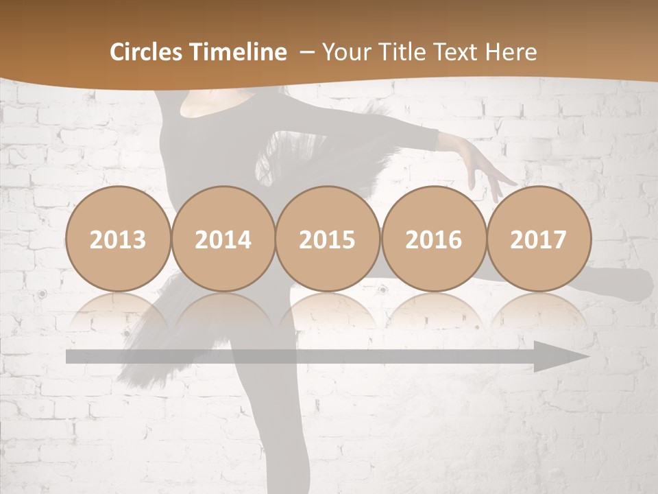 Posing Beauty Skill PowerPoint Template