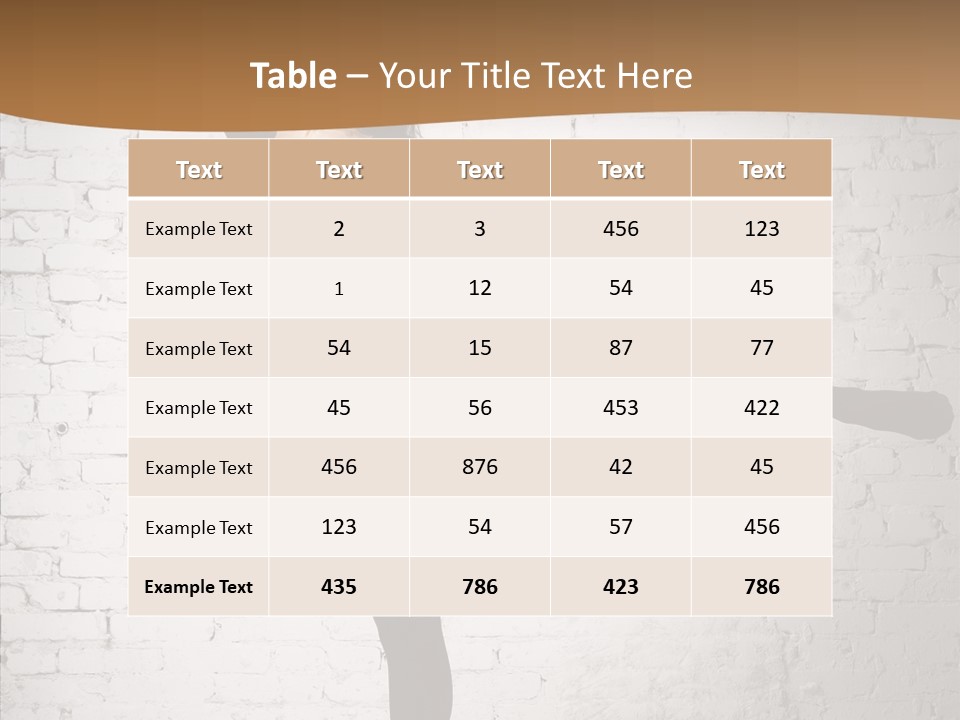 Posing Beauty Skill PowerPoint Template