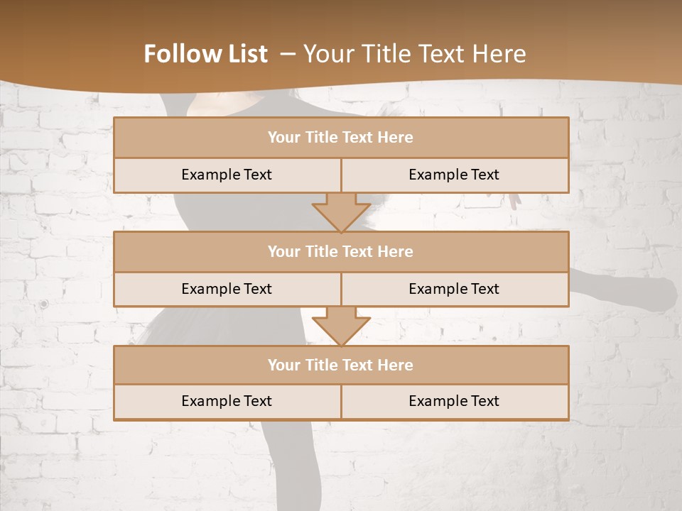 Posing Beauty Skill PowerPoint Template