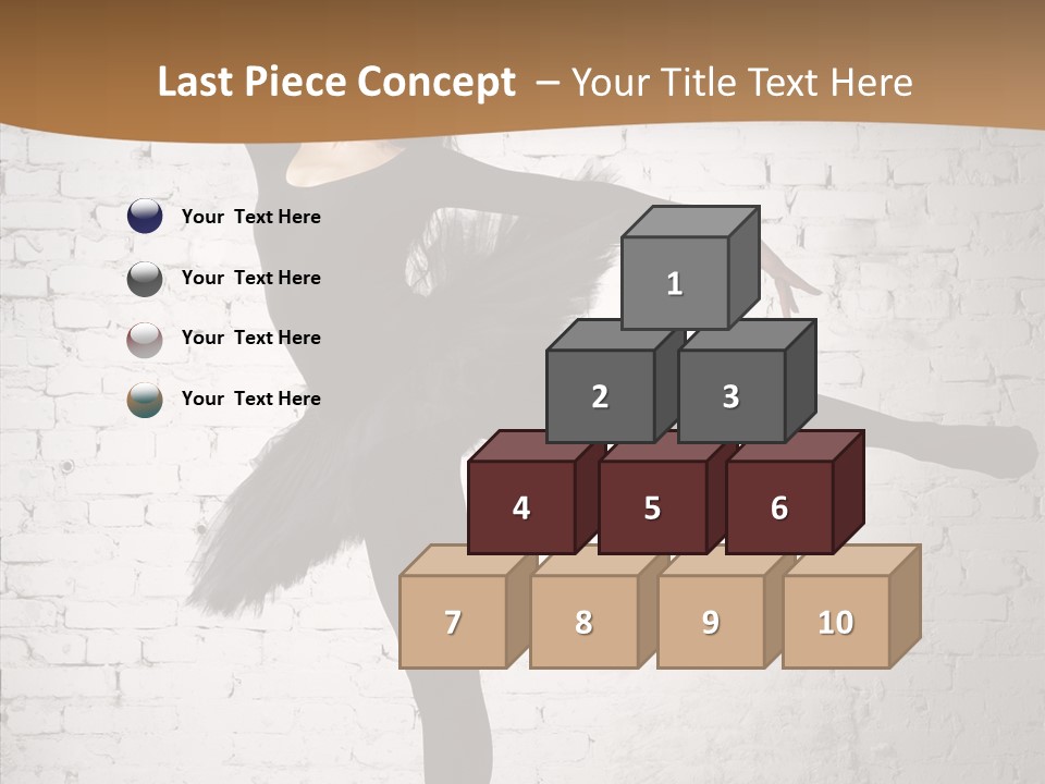 Posing Beauty Skill PowerPoint Template
