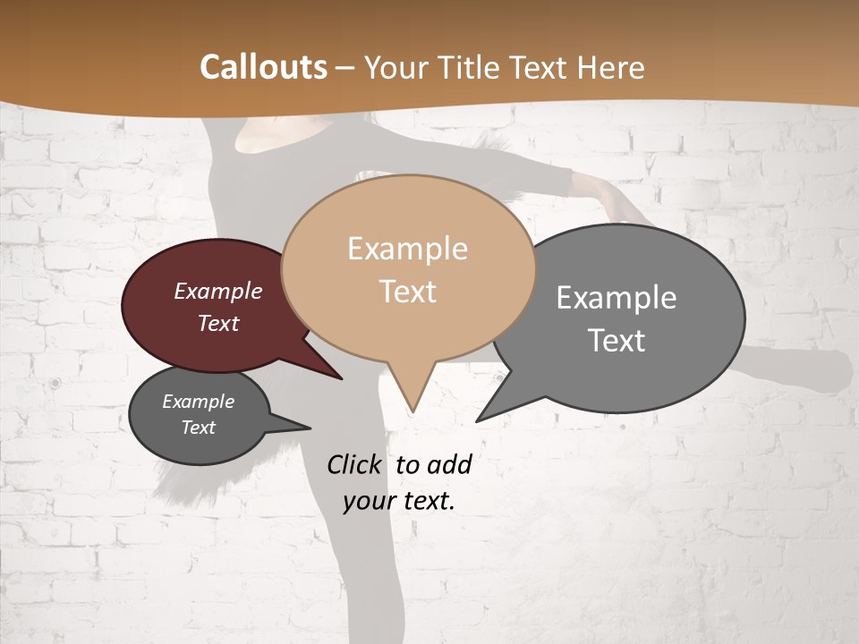 Posing Beauty Skill PowerPoint Template