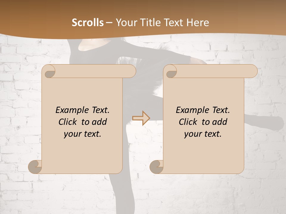 Posing Beauty Skill PowerPoint Template