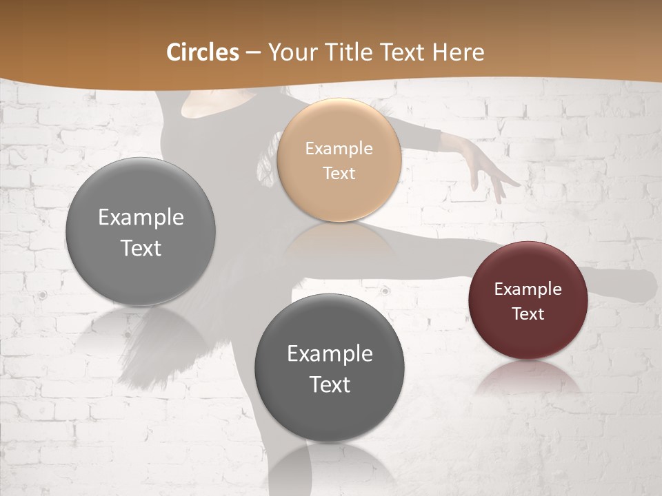 Posing Beauty Skill PowerPoint Template