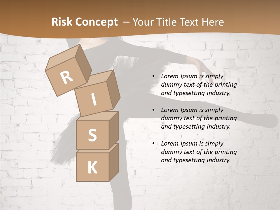 Posing Beauty Skill PowerPoint Template