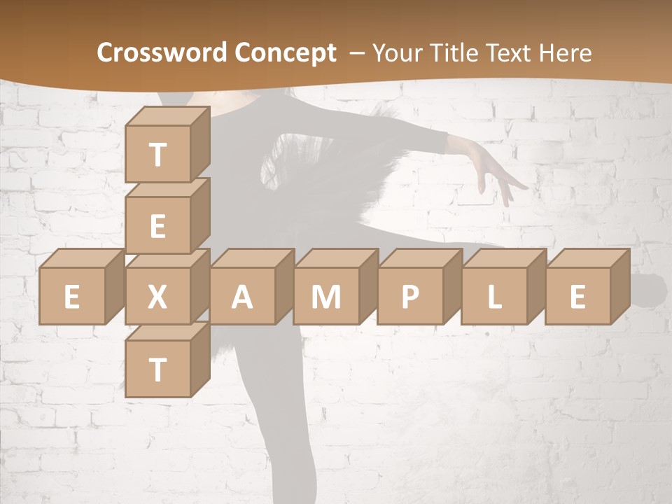 Posing Beauty Skill PowerPoint Template