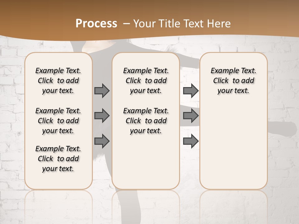 Posing Beauty Skill PowerPoint Template