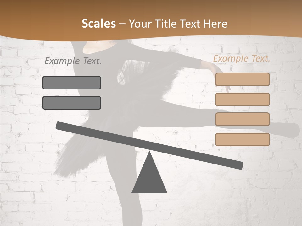 Posing Beauty Skill PowerPoint Template