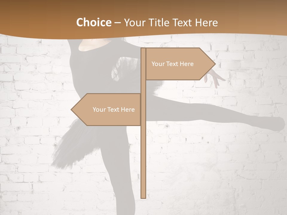 Posing Beauty Skill PowerPoint Template