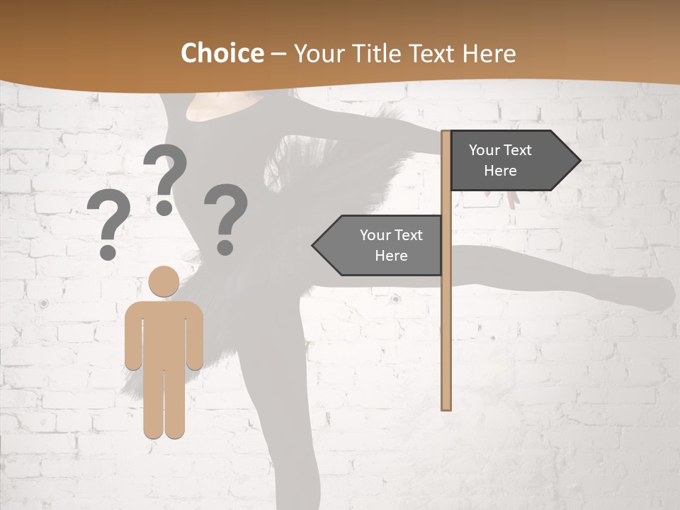 Posing Beauty Skill PowerPoint Template