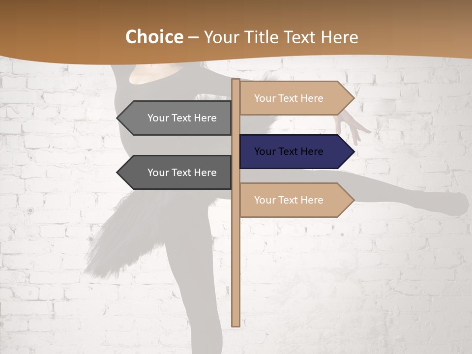 Posing Beauty Skill PowerPoint Template