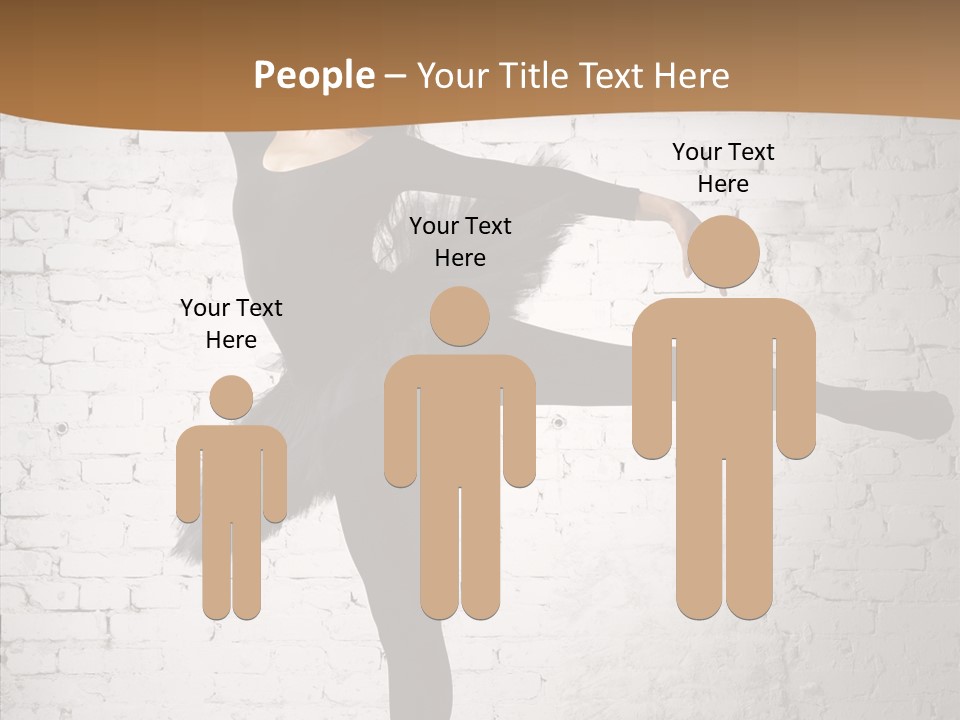 Posing Beauty Skill PowerPoint Template
