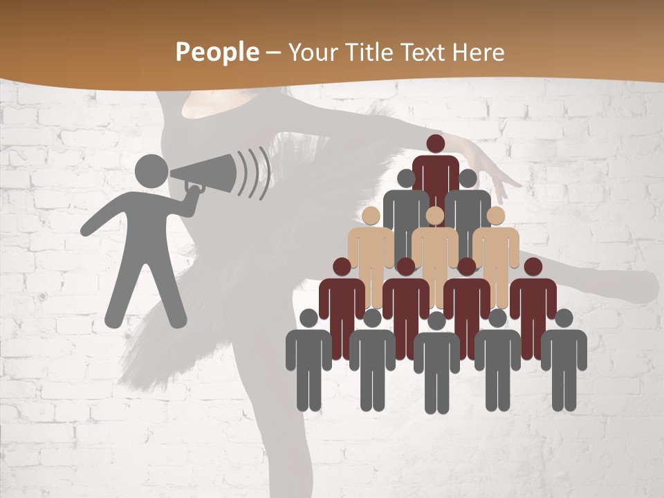 Posing Beauty Skill PowerPoint Template